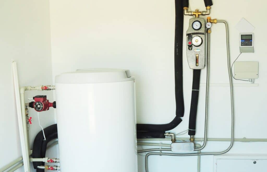 Electric water heaters.