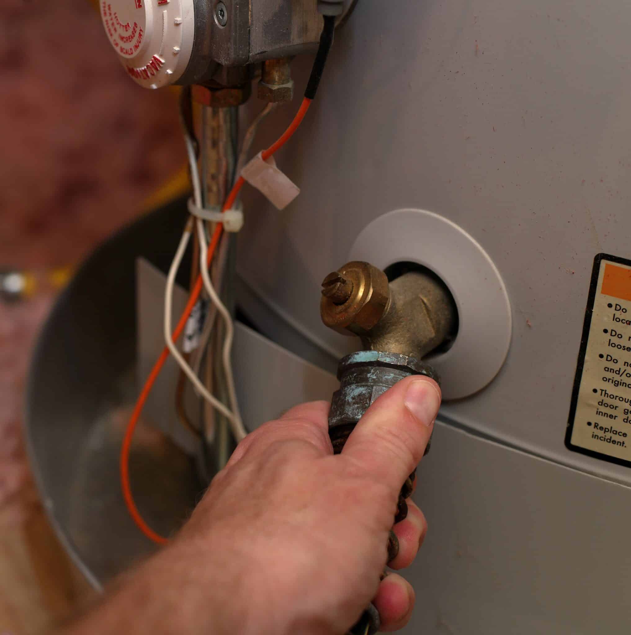 Flushing water heater, Cold weather water heater problems.